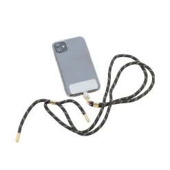 CASYX Cordon de téléphone UNIVERSEL PRECIEUX coloris noir - 4MURS