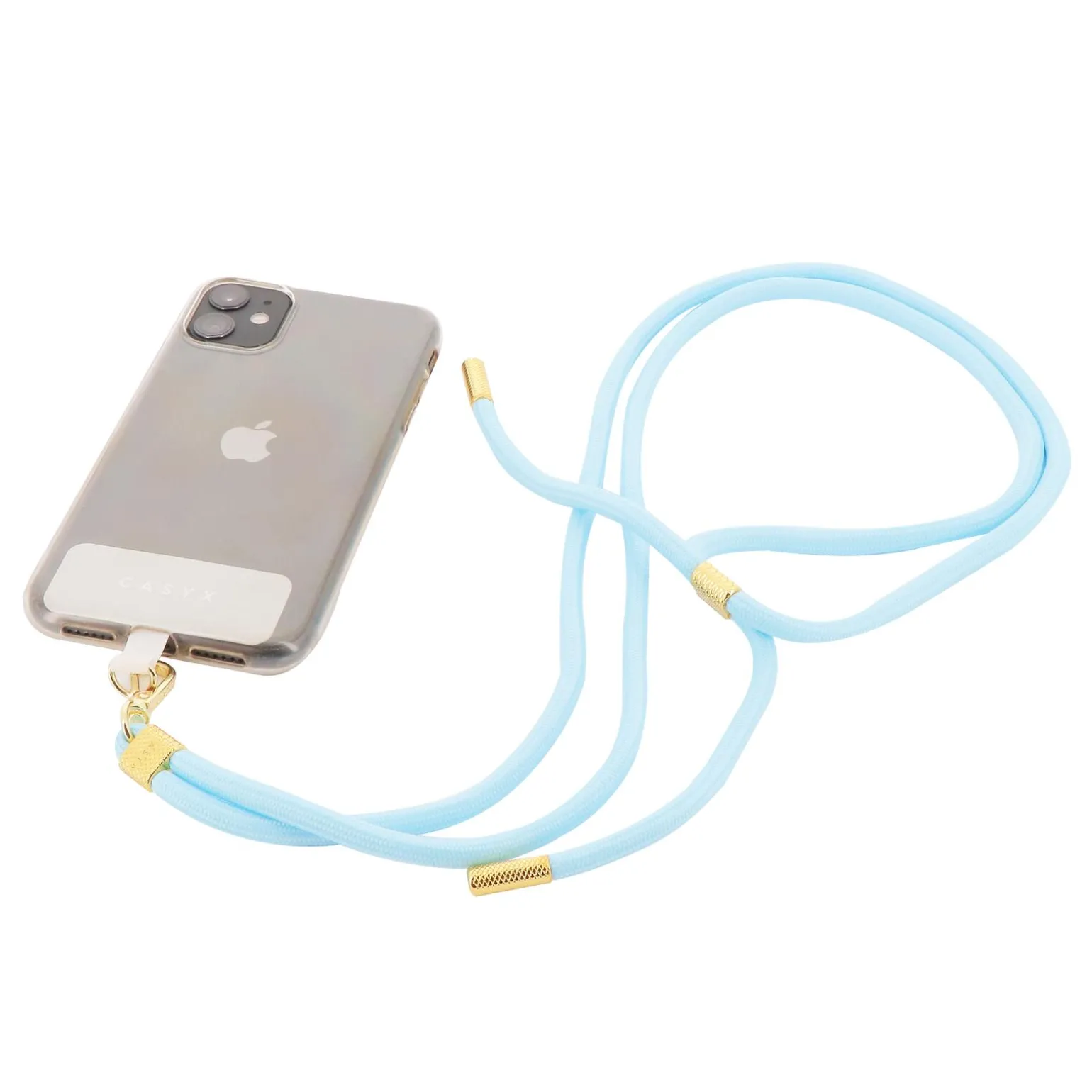 CASYX Cordon de téléphone UNIVERSEL GIVRE coloris bleu - 4MURS