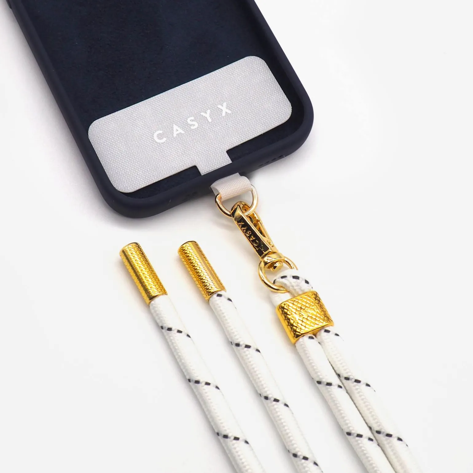 CASYX Cordon de téléphone UNIVERSEL ROYAL coloris blanc - 4MURS