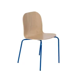 Chaise MARCEL coloris bleu électrique - 4MURS