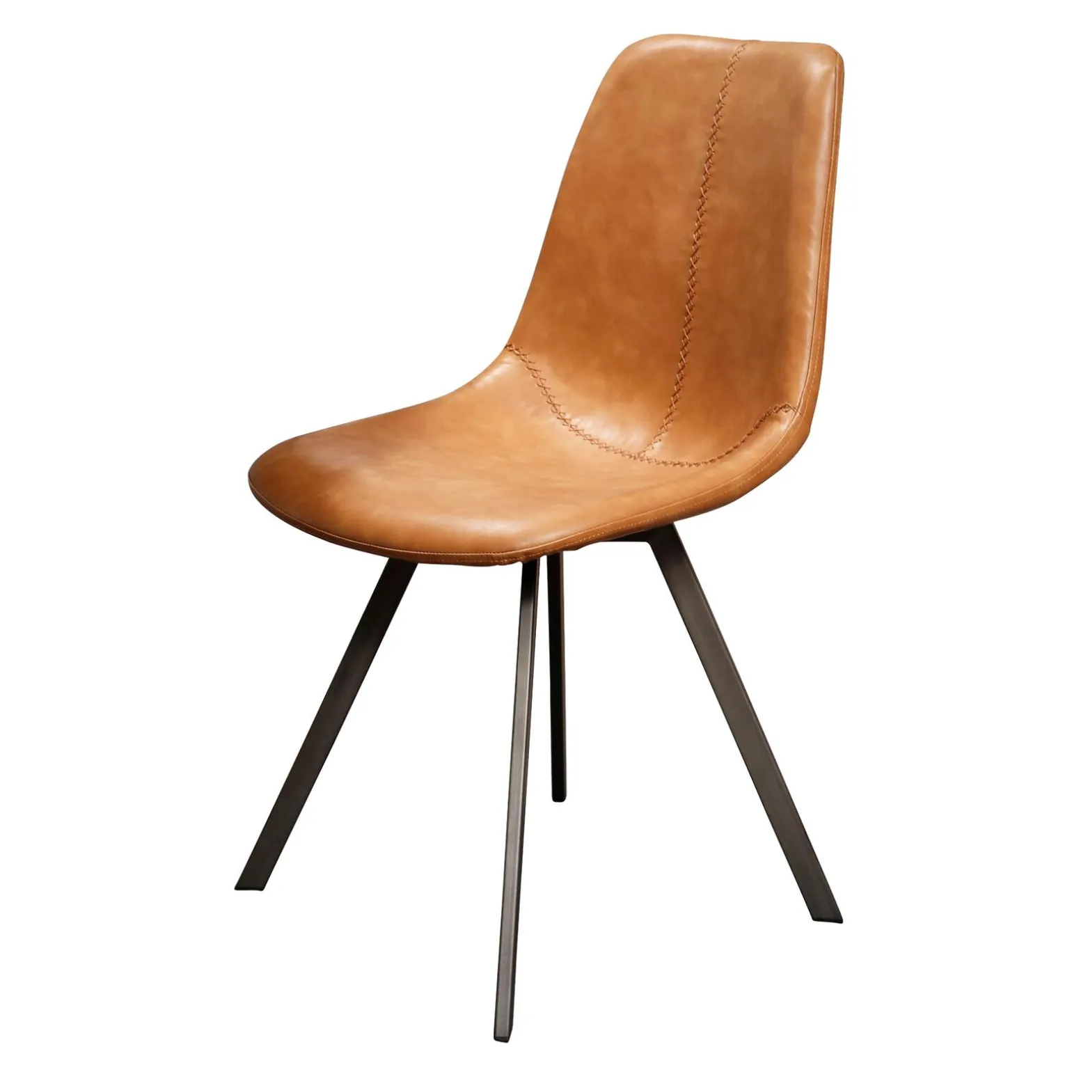 Chaise ZIGGY coloris cognac - 4MURS