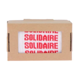 Chaussettes SOLIDAIRES 35/42 coloris rouge - 4MURS
