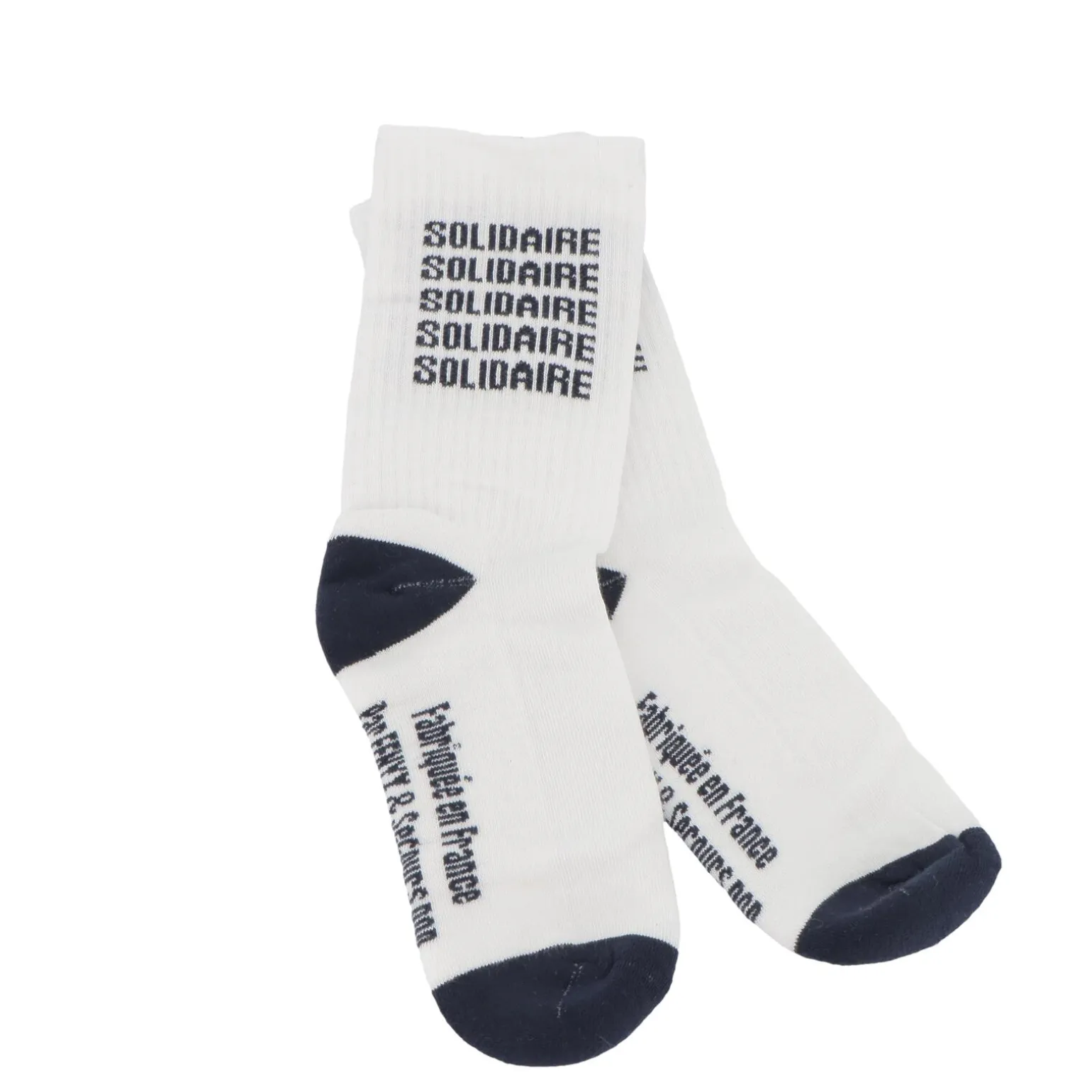 Chaussettes SOLIDAIRES coloris bleu - 4MURS