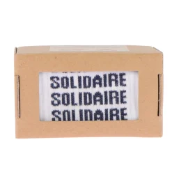Chaussettes SOLIDAIRES coloris bleu - 4MURS
