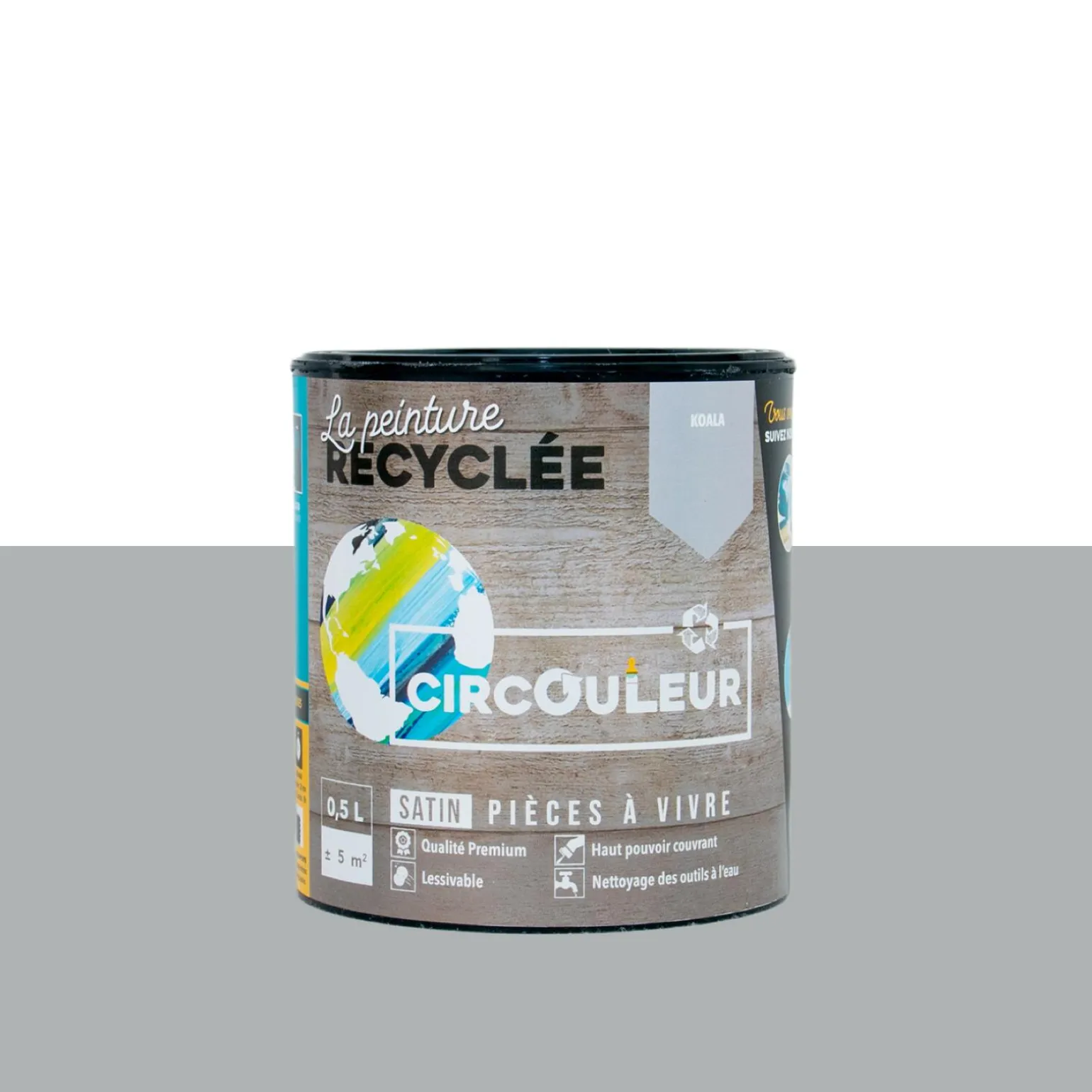 CIRCOULEUR Peinture Peinture koala Satiné 0,5 L - 4MURS