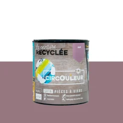 CIRCOULEUR Peinture Peinture lilas Satiné 0,5 L - 4MURS