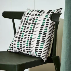 Constelle Housse de coussin ALAIA noir & vert 40 x 40 cm - 4MURS
