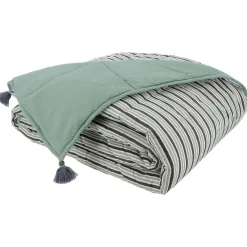 Constelle Plaid ARITZ coloris noir & vert - 4MURS