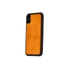 Coque en bois Coque de téléphone CHILL OUT brun hauteur 14,2 cm