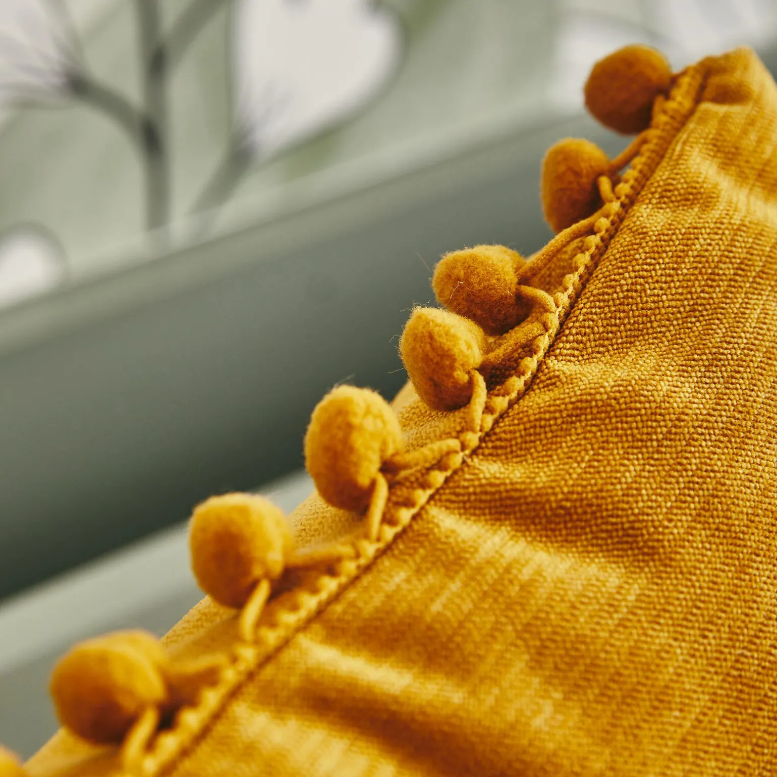 Coussin BOMMEL coloris ocre 40 x 40 cm - 4MURS