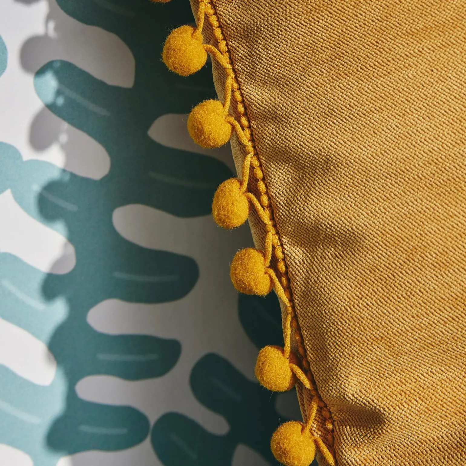Coussin BOMMEL coloris ocre 40 x 40 cm - 4MURS