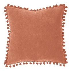 Coussin BOMMEL coloris terracotta 40 x 40 cm - 4MURS