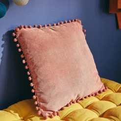 Coussin BOMMEL coloris terracotta 40 x 40 cm - 4MURS