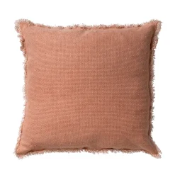 Coussin BURTA coloris nude orangé 60 x 60 cm - 4MURS