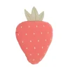 Coussin CHARLOTTE coloris Rose nacarat 26 x 47 cm - 4MURS