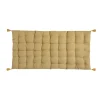 Coussin de sol OTTO coloris ocre 60 x 120 cm - 4MURS