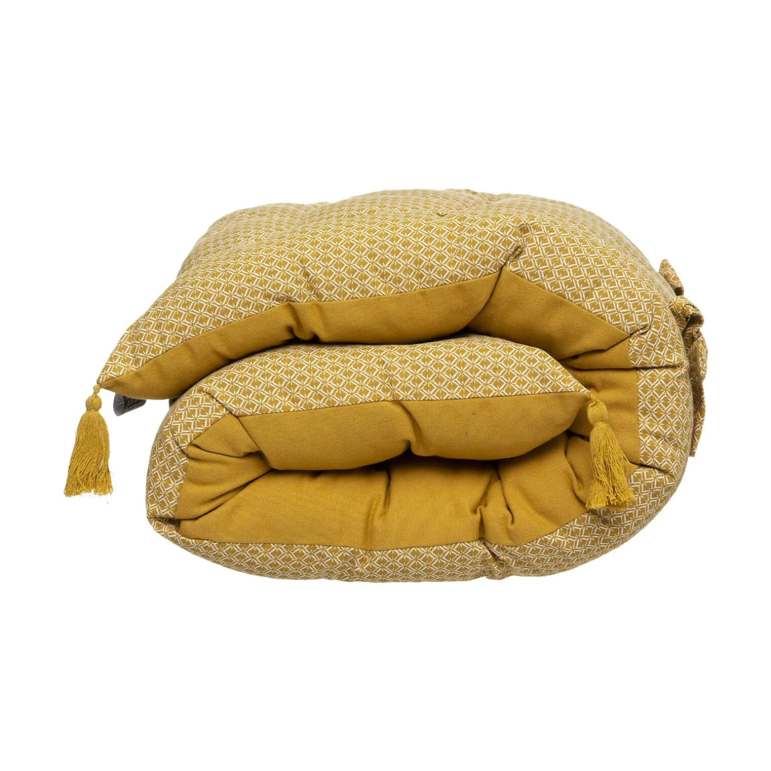 Coussin de sol OTTO coloris ocre 60 x 120 cm - 4MURS