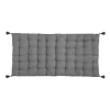 Coussin de sol OTTO coloris gris 60 x 120 cm - 4MURS