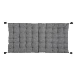 Coussin de sol OTTO coloris gris 60 x 120 cm - 4MURS