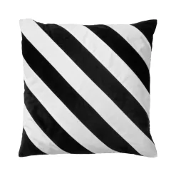 Coussin ELBY coloris noir/blanc 45 x 45 cm - 4MURS