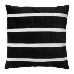 Coussin ELEM coloris noir/blanc 45 x 45 cm - 4MURS