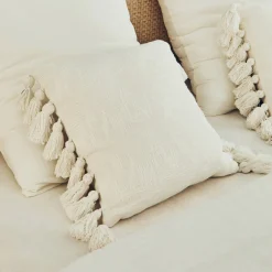 Coussin ELNA coloris blanc 45 x 45 cm - 4MURS