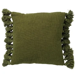 Coussin ELNA coloris kaki 45 x 45 cm - 4MURS