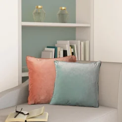 Coussin FYN coloris vert jade 45 x 45 cm - 4MURS
