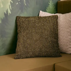Coussin GAÏA coloris vert mousse 45 x 45 cm - 4MURS