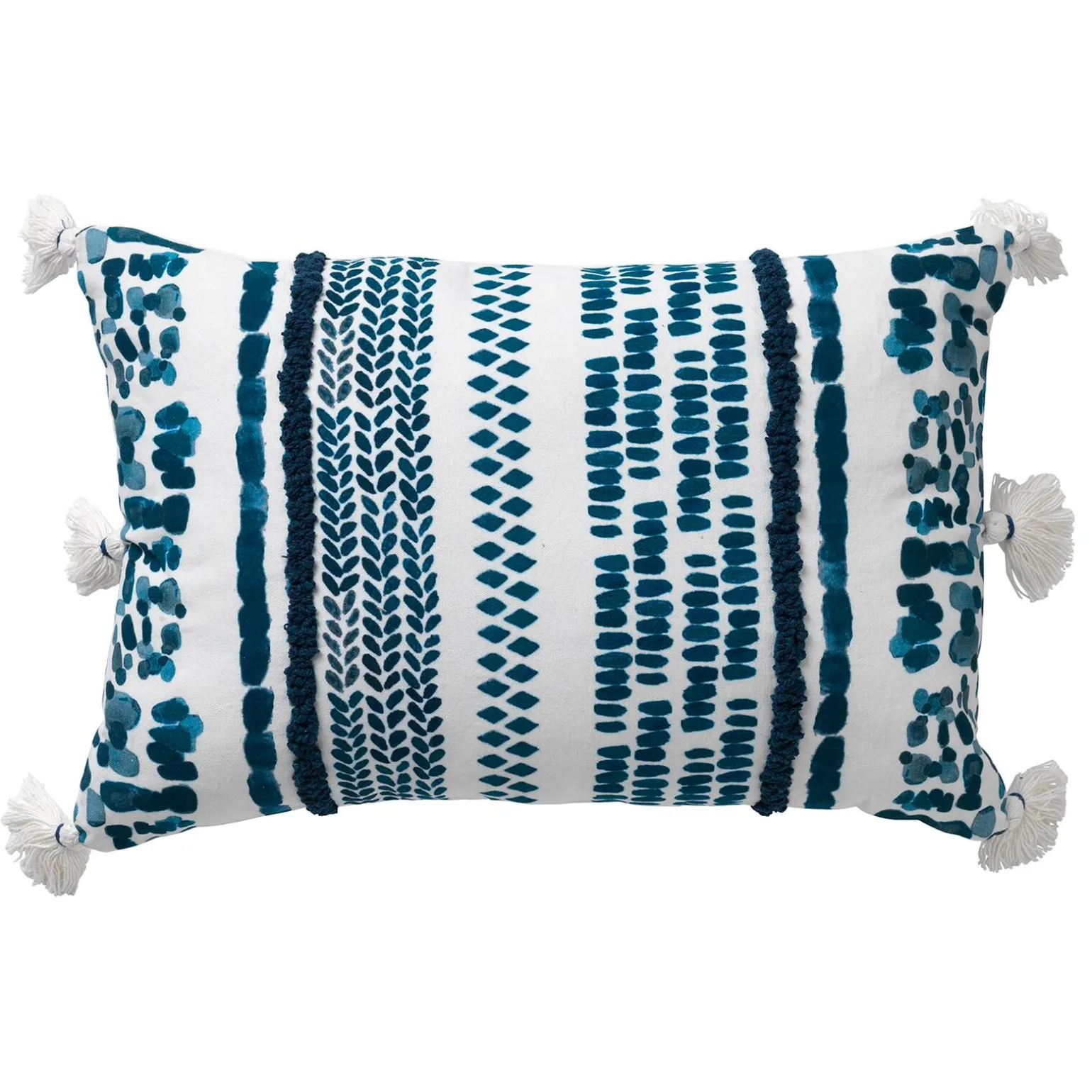 Coussin GABBY coloris bleu 40 x 60 cm - 4MURS