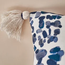Coussin GABBY coloris bleu 40 x 60 cm - 4MURS