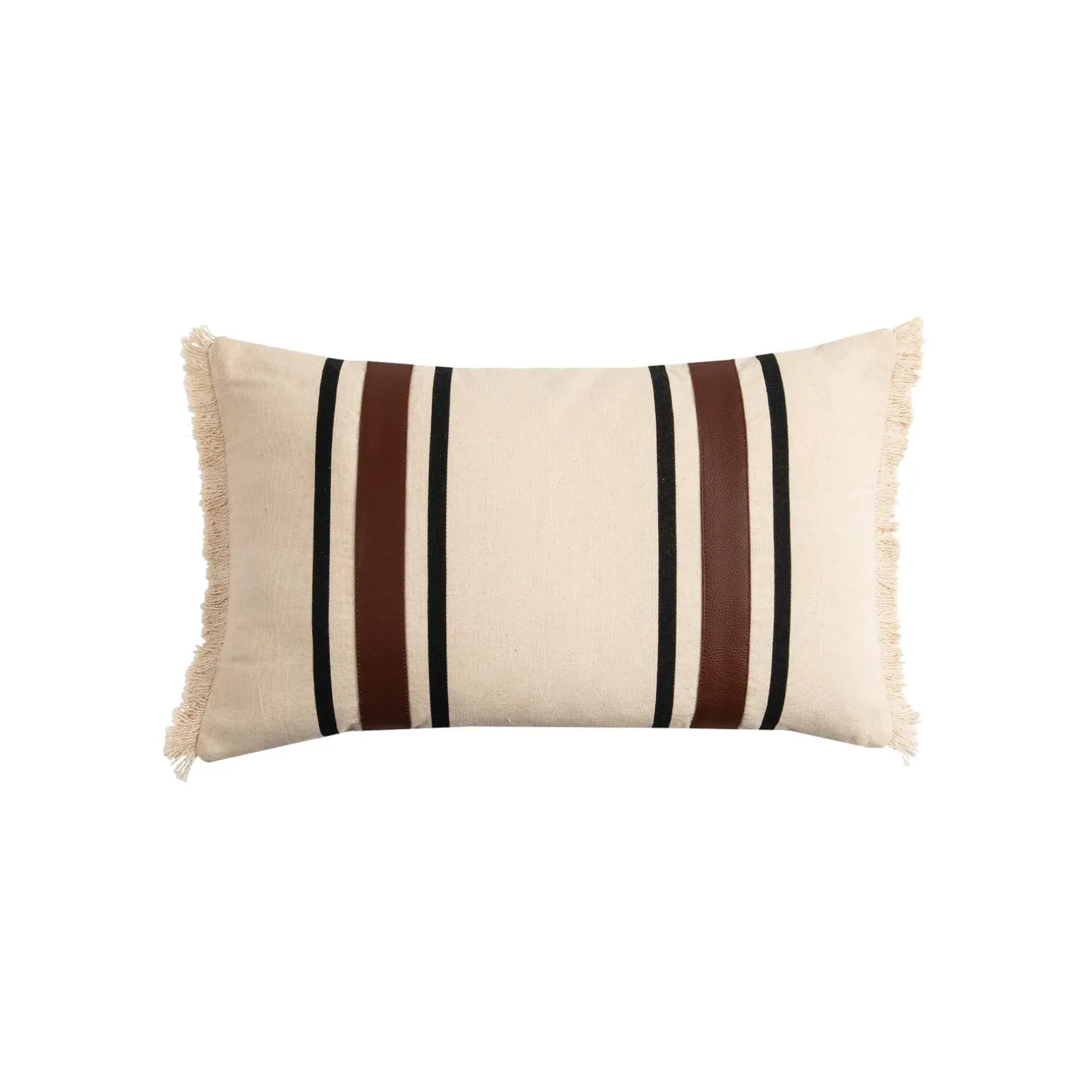 Coussin GRETA coloris brun 30 x 50 cm - 4MURS