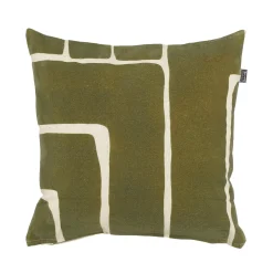 Coussin KIBY coloris vert/beige 50 x 50 cm - 4MURS