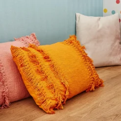 Coussin LARA coloris jaune 40 x 60 cm - 4MURS