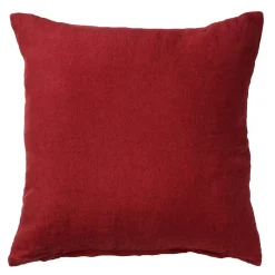 Coussin LINHA coloris rouge merlot 45 x 45 cm - 4MURS