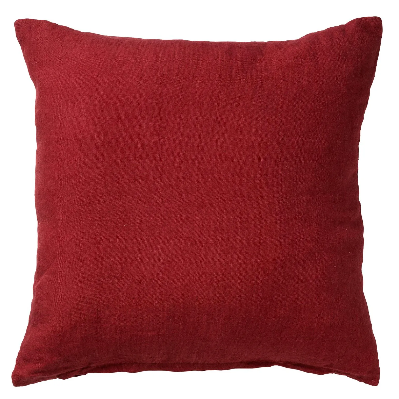 Coussin LINHA coloris rouge merlot 45 x 45 cm - 4MURS