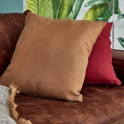 Coussin LINHA coloris tabac 45 x 45 cm - 4MURS