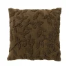 Coussin MIRA coloris Brun chocolat 45 x 45 cm - 4MURS