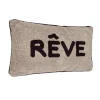 Coussin REVE coloris taupe 30 x 50 cm - 4MURS
