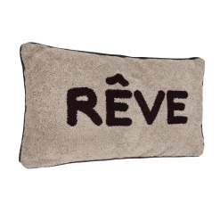 Coussin REVE coloris taupe 30 x 50 cm - 4MURS