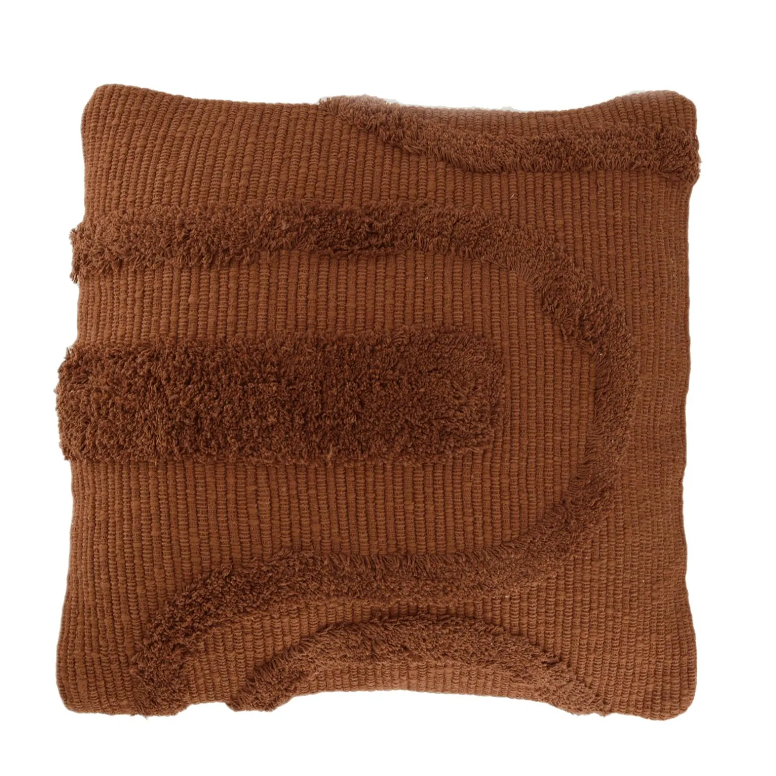 Coussin TIKIA coloris marron 45 x 45 cm - 4MURS