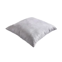 Coussin VELVET coloris gris perle 45 x 45 cm - 4MURS