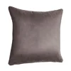 Coussin VELVET coloris taupe 45 x 45 cm - 4MURS