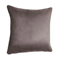 Coussin VELVET coloris taupe 45 x 45 cm - 4MURS