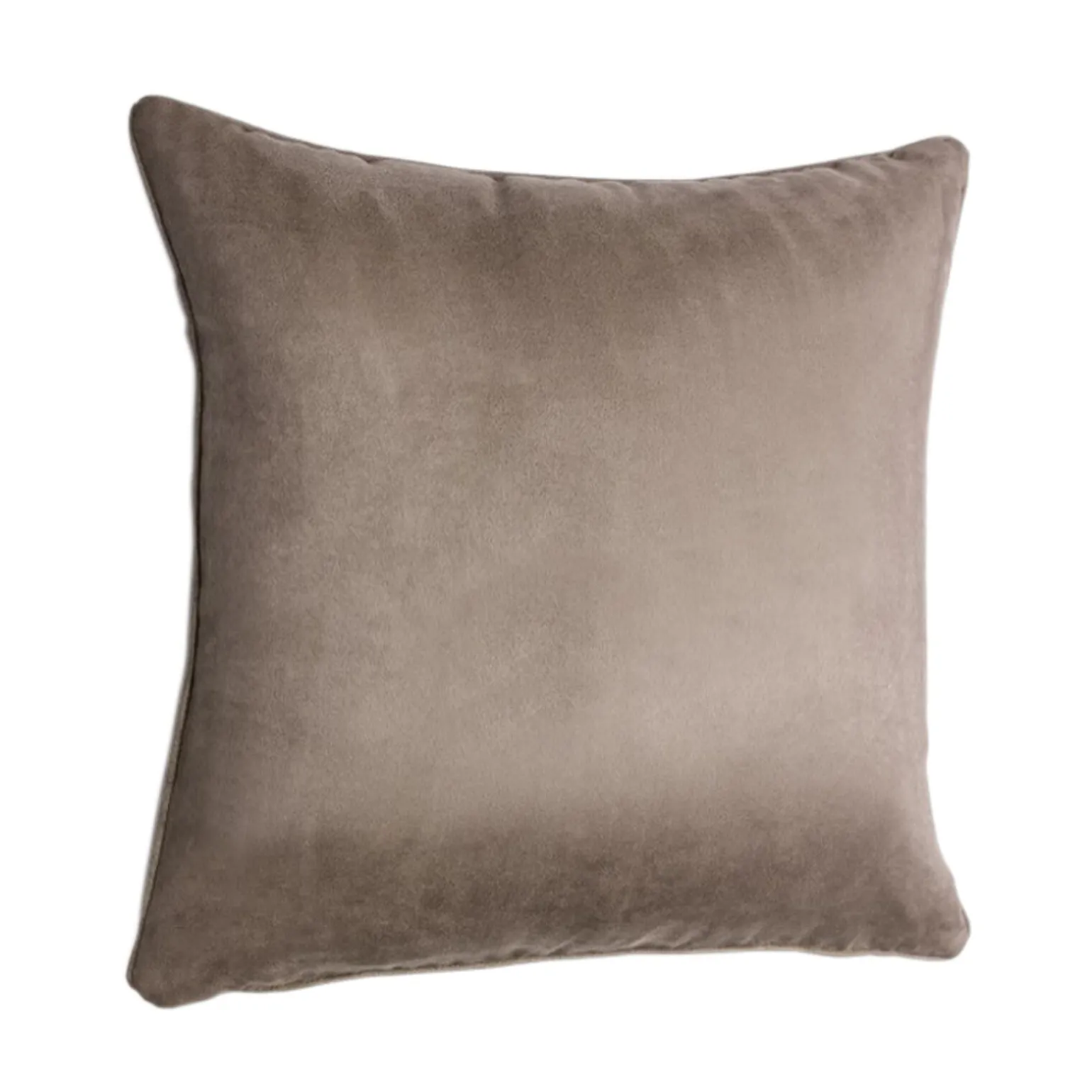 Coussin VELVET coloris tourterelle 45 x 45 cm - 4MURS