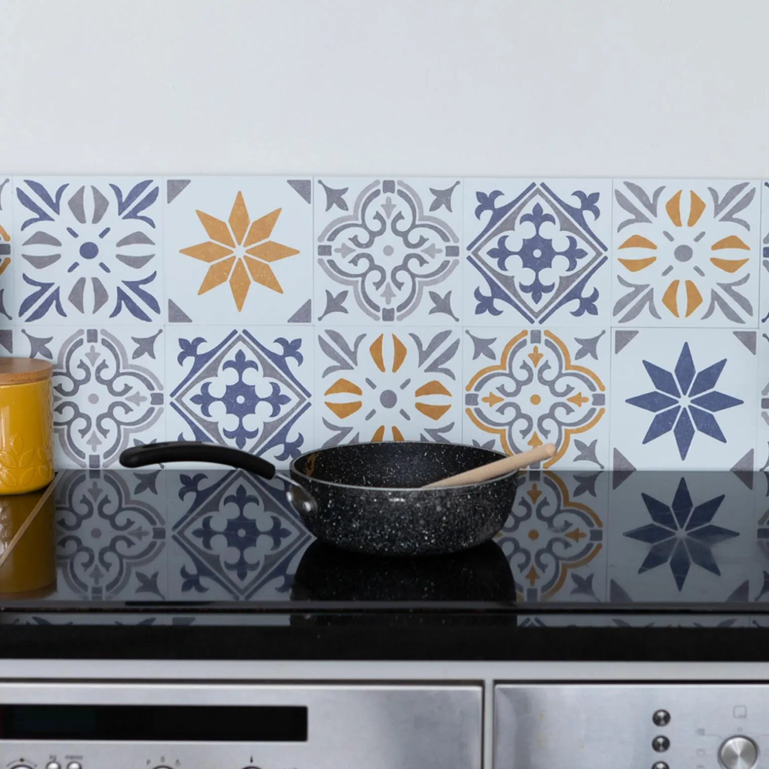 d-c-fix Revêtement adhésif MINI WALL TILES JAMILA GOLD or - 4MURS