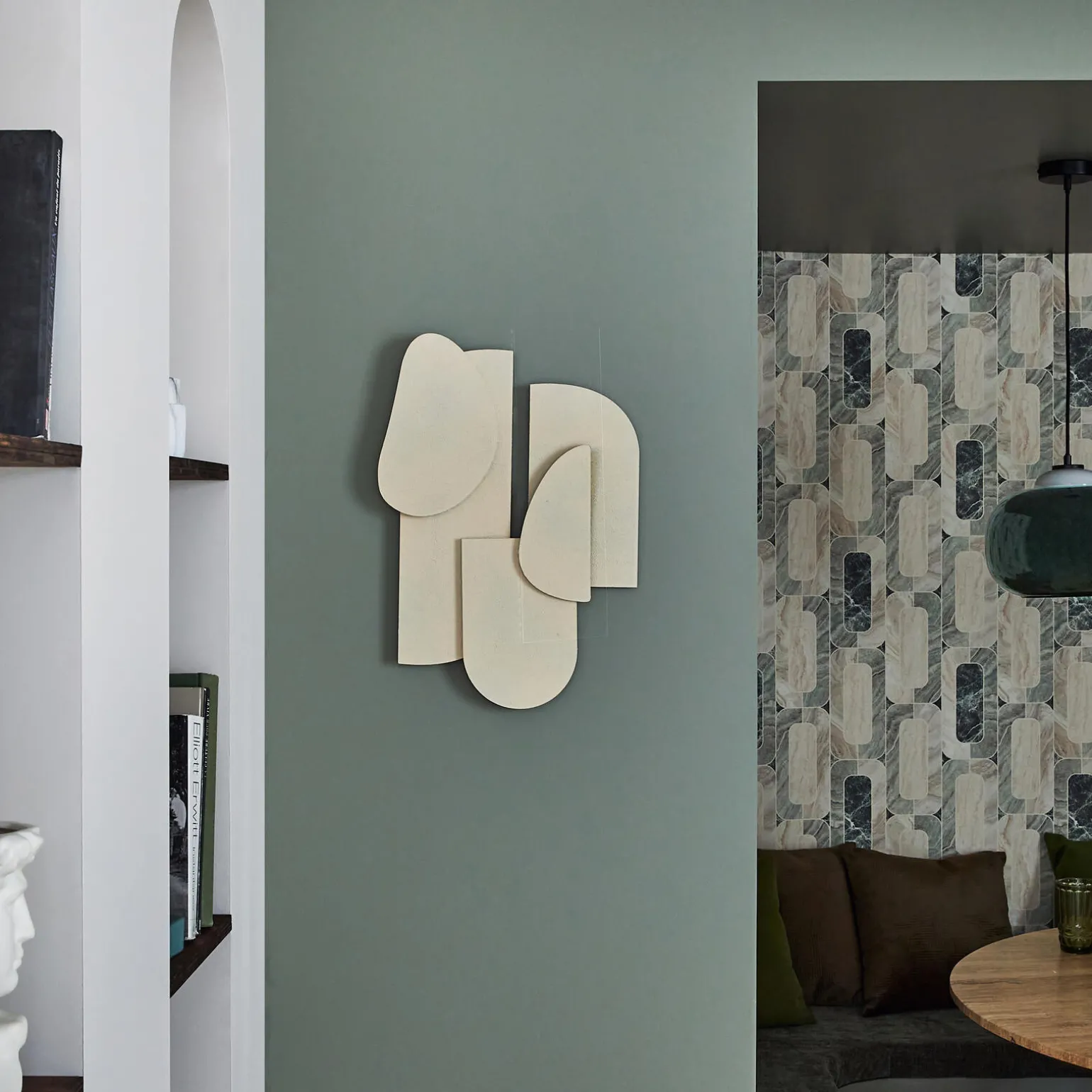 Déco murale BEGGY coloris beige - 4MURS