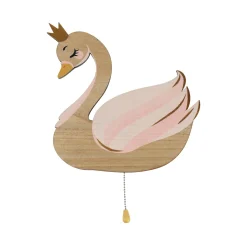Déco murale CYGNE coloris beige rosé - 4MURS
