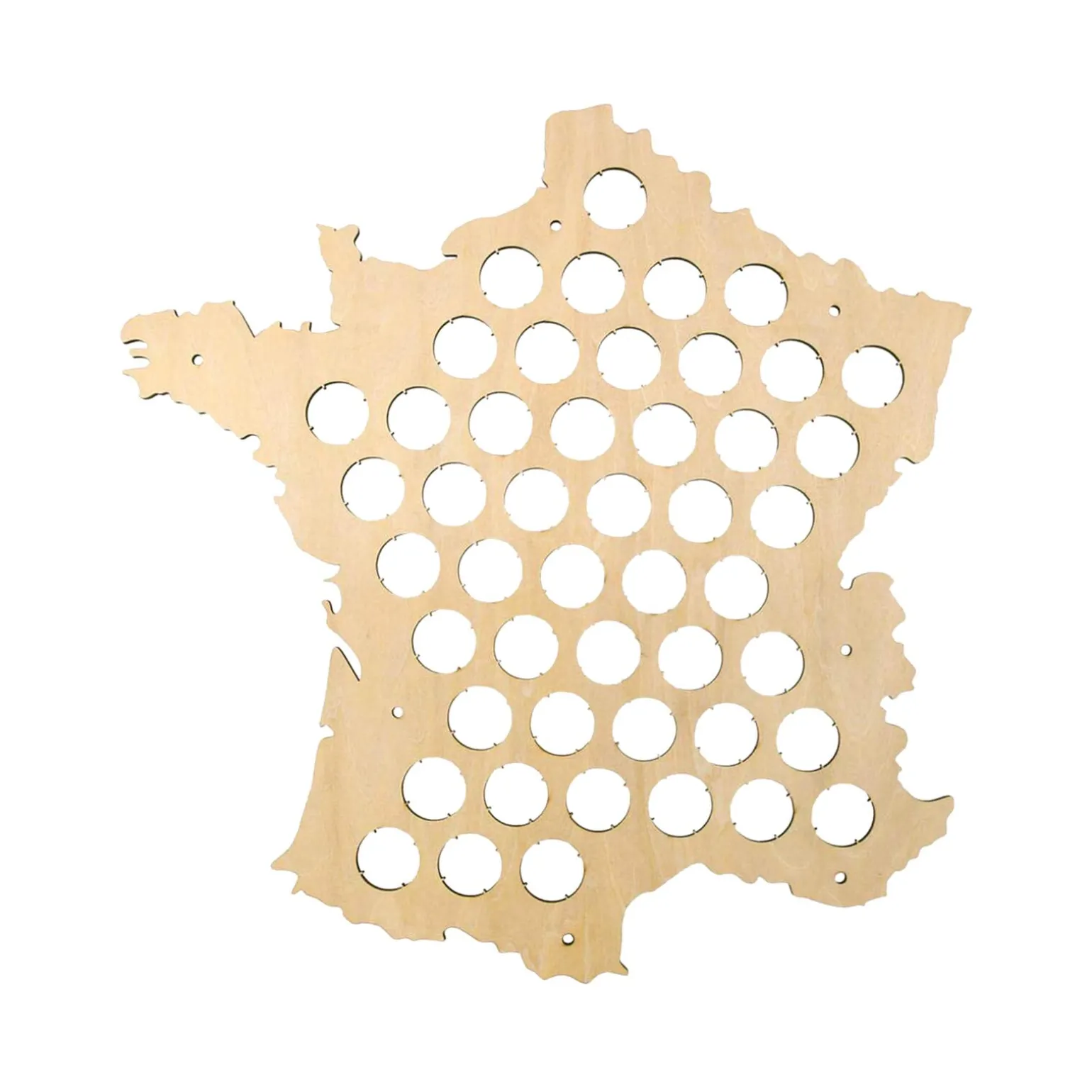 Déco murale MAP BIERE coloris bois - 4MURS