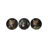 Déco murale métal LEO coloris noir - 4MURS